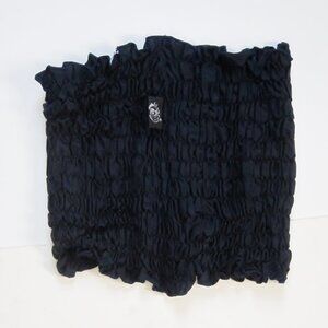 Stretchy black camisole top, size L